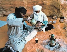 Large postcard 13x16 cm coll ""like a trip"" ALGERIA ALGERIA SAHARA tea
