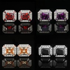 Fashion Male French Shirt Cufflink Luxury Crystal Cufflink Business Wedding Gift