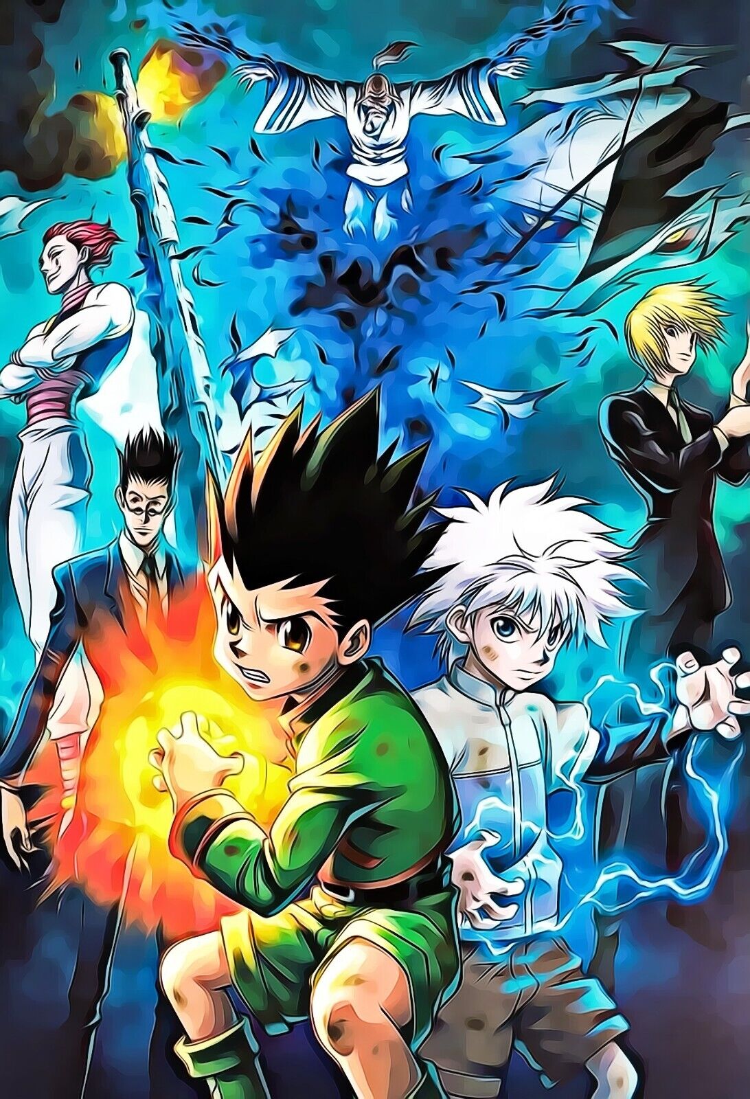  Hunter X Hunter Anime Merch Movie Posters Graphic Gon