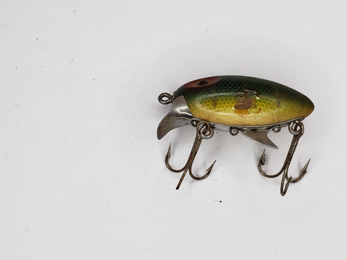 Vintage Wood Finned Fishing Lure - Picture 2 of 4