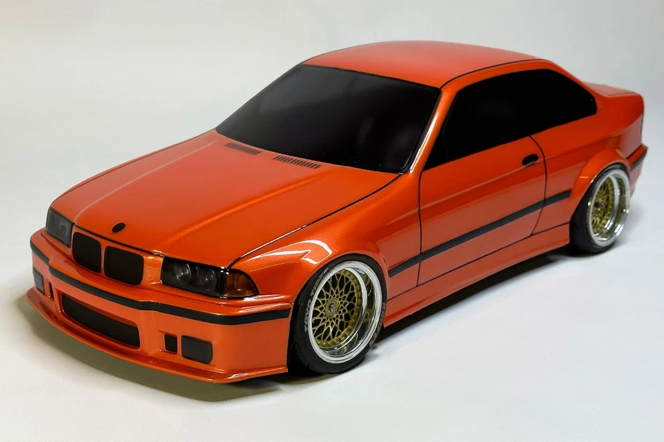RC Body Car Drift Touring 1:10 BMW 3 E 36 Coupe E36 style APlastics New Shell - Image 4 of 4