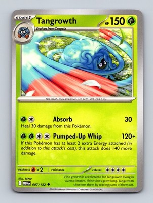 TCG Pokemon Karte Tangrowth MEG 007/132 Eng REND Mega Evolution