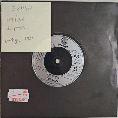 Thin Lizzy Cold Sweat Vinyl Record EX/VG+ LIZZY11 1983 