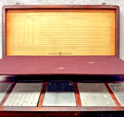 Rare Vintage GE Standard Roughness Specimens (Cat. 8651831G2)