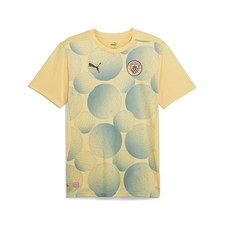 Puma Manchester City Prematch Jersey 2024/25 Warm Up Yellow Sz Medium 777578-30