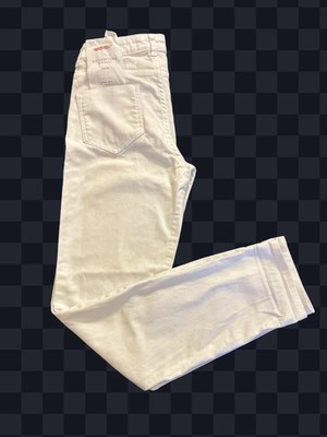 The White Company Brompton Boyfriend Jeans - Size UK 4-6 W22 White