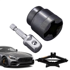 Rv Jack Socket Drill Adapter Socket Rustproof Converter For Scissor Car Jack