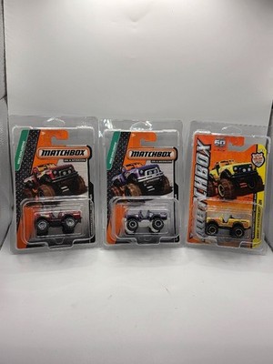 LOT OF 3 MATCHBOX INTERNATION SCOUT 4X4'S  MBX EXPLORERS-CONTRUCTION