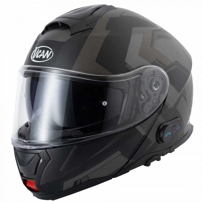 VCAN V272 BLUETOOTH INTERCOMUNICADOR FRONTAL ABATIBLE MODULAR CASCO MOTO FUSIÓN GRANDE Foto 3 de 4