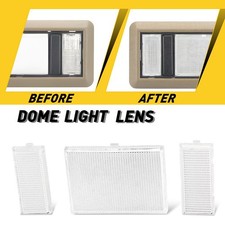 2x Map Dome Light 1x Center Dome Lens Lamp Cover Fits Chevy Silverado 1988-1998