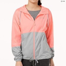 Columbia Flash Forward Windbreaker Jacket Pink Gray Women S