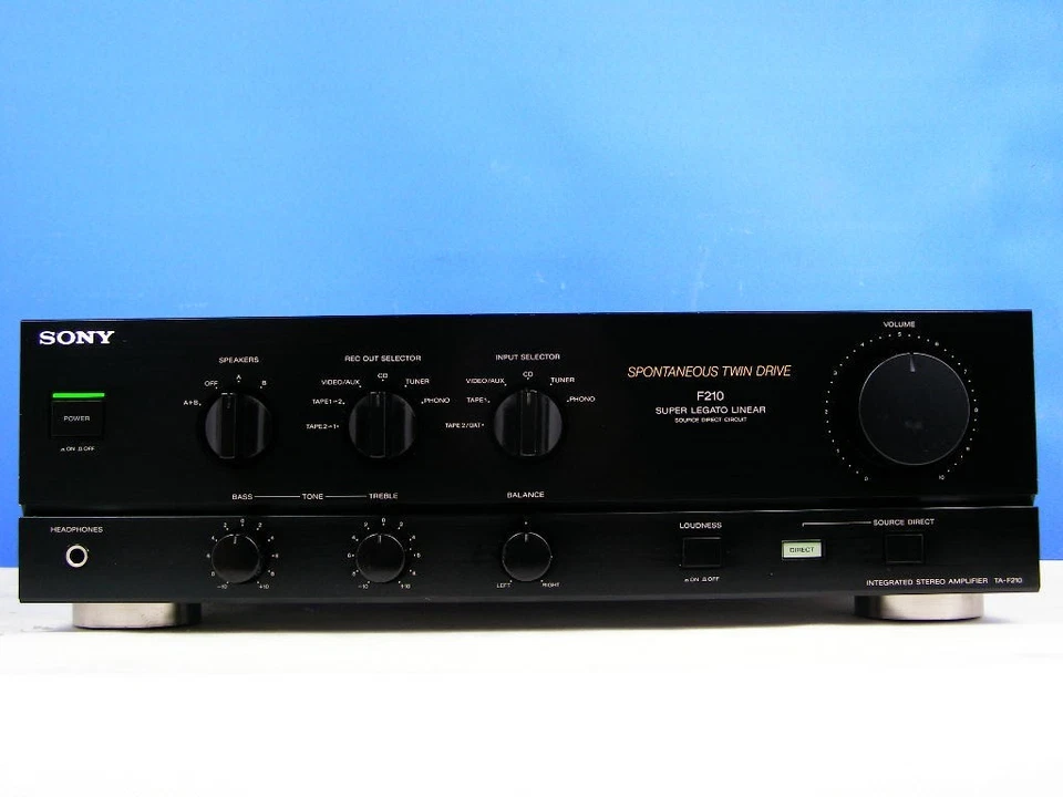 Sony TA-F210 kräftiger Stereo Verstärker Vollverstärker kein Receiver Hifi Musik - Bild 2 von 4