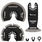 Vearter 3Pcs Diamond Oscillating Multi Tool Blade Mortar Cutting Grout Removal