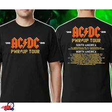 AC/DC PWR UP Tour 2026 T-Shirt All Size For Fan Merch Reprint