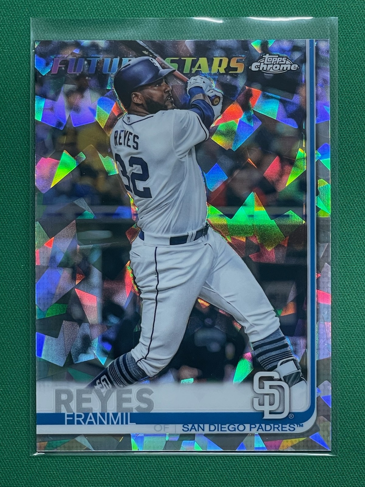 2019 Topps Chrome Sapphire Edition  #186 Franmil Reyes Future Stars