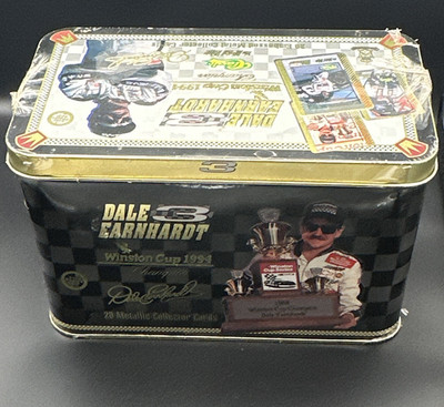 Sealed Classic Dale Earnhardt Winston Cup 1994 Champion Tin w/ 20 Metallic Cards