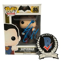 Henry Cavill Signed Autograph Batman V Superman Funko Pop 85 Beckett BAS