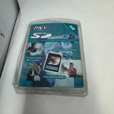 PNY 2GB SD Memory Card 503 Megapixel -NIP NOS NEW