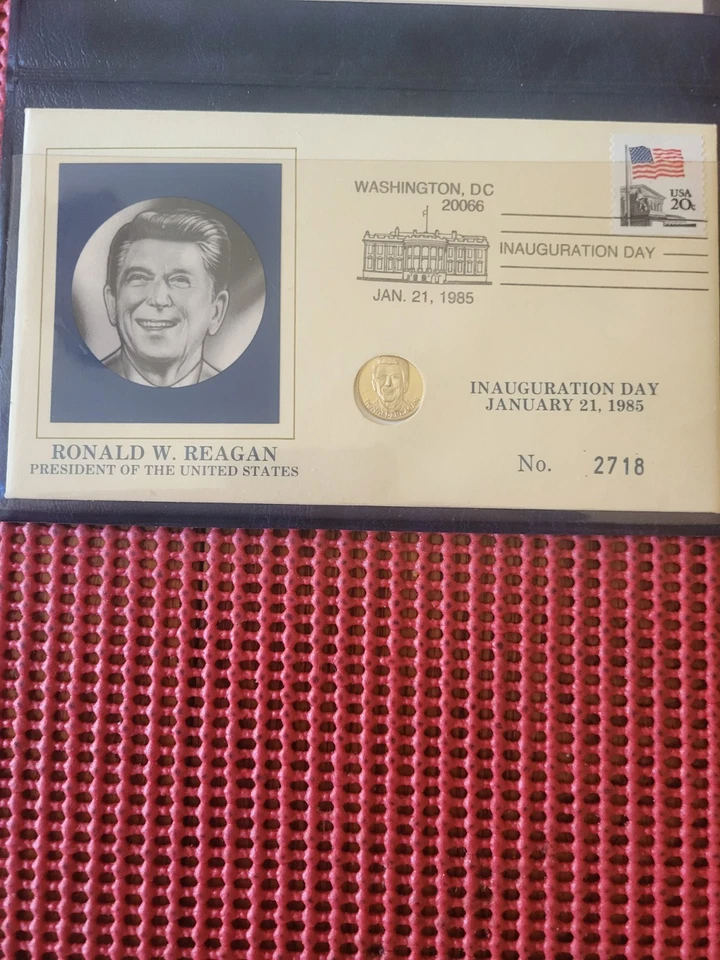 Ronald Reagan 1985 pieza de oro inaugural Foto 3 de 4