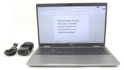 Dell Latitude 5521 15.6" 256GB SSD 16GB RAM Win 11 2.5GHz i7-11850H; 6184182