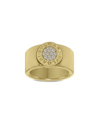 Bulgari 18K 0.08 Ct. Tw. Diamond Ring Women's  53
