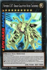 NUMERO C107: DRAGO GALATTICO OCCHI TACHIONICI - MP15-IT023 - 1Ed - Super Rara