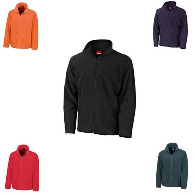 Result Core Herren Micro Fleece Jacke mit Reißverschluss warm und weich Jacket