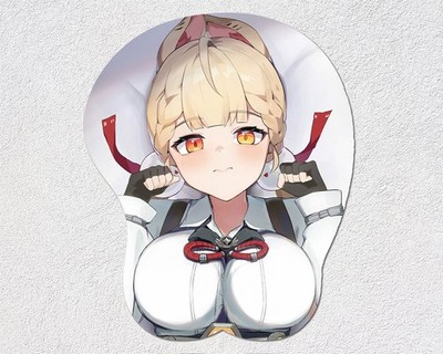 Zenless Zone Zero ZZZ Alice Thymefield 3D Oppai Mouse Pad Wrist Rest Mousepad