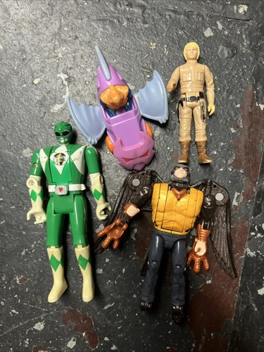 Vintage 1980-1990s Action Figure Toys Star War’s Power Rangers Transformers B31