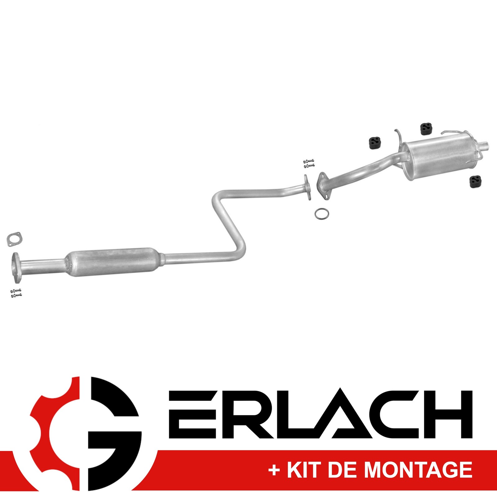 Silencieux echappement Nissan Micra 1.0 1.4 anti-bruit corrosion 136mm