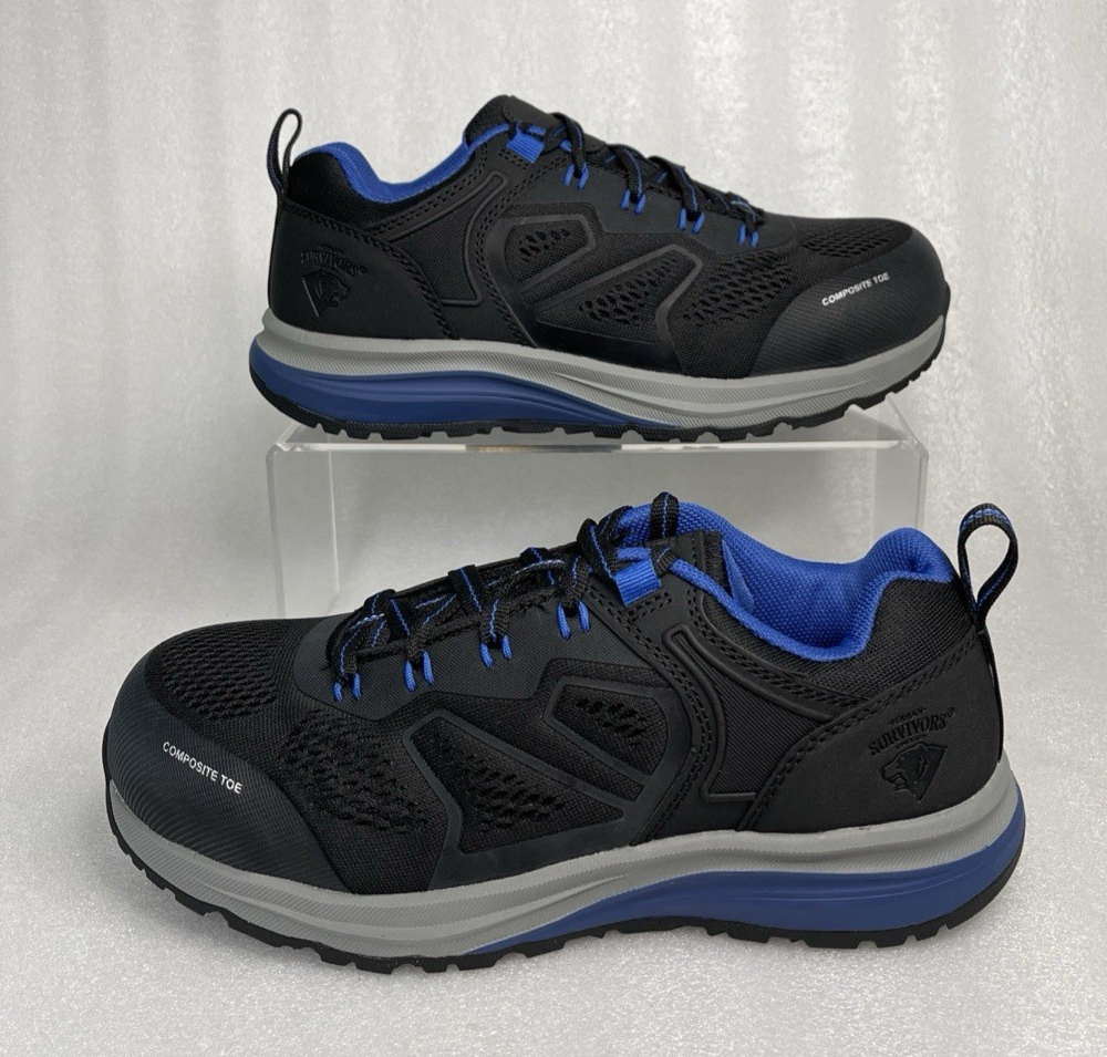 Herman Survivors Cassle Composite Toe Black Work Shoes  display picture 1