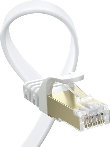 BUSOHE Cat 8 Ethernet Kabel 5m, High Speed Flat Gigabit RJ45 LAN Netzwerkkabel