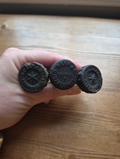 Antique 3 x G Beer & Co Canterbury (Kent) Vulcanite Bottle Screw Top Stopper