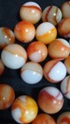 Lot of 40 Peltier Rainbo Marbles Orange — photo 2