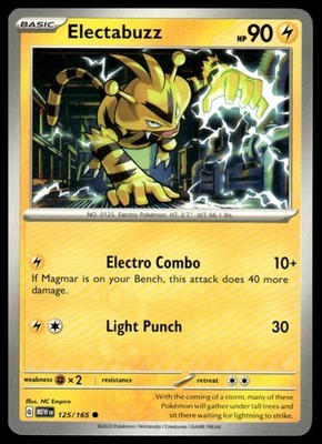 Miscellaneous Cards & Products #125/165 Electabuzz