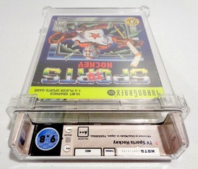 TV Sports Hockey (TurboGrafx-16 TG16) USA SEALED GRADED WATA 9.8 A++ VIDEO GAME