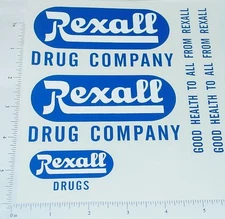 Smith Miller GMC Rexall Drugs Van Sticker Set SM-059