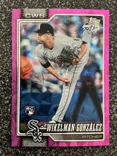Wikelman Gonzalez 2026 Topps  Series 1 RC Pink Diamante SP  #187 WHITE SOX