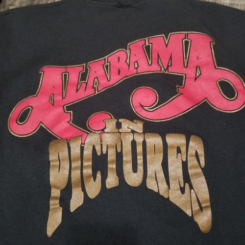 Vintage Country Music Crewneck Alabama in Pictures Sweatshirt XL Made in USA - Picture 11 of 13