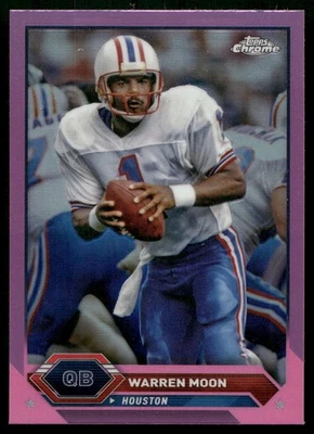 Warren Moon - 2023 Topps Composite Football - Pink Refractor #32 - Bild 1 von 2