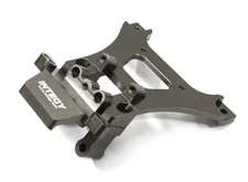 Billet Machined Alloy Front Bulkhead for Traxxas 1/10 Scale Jato - Grey 5530