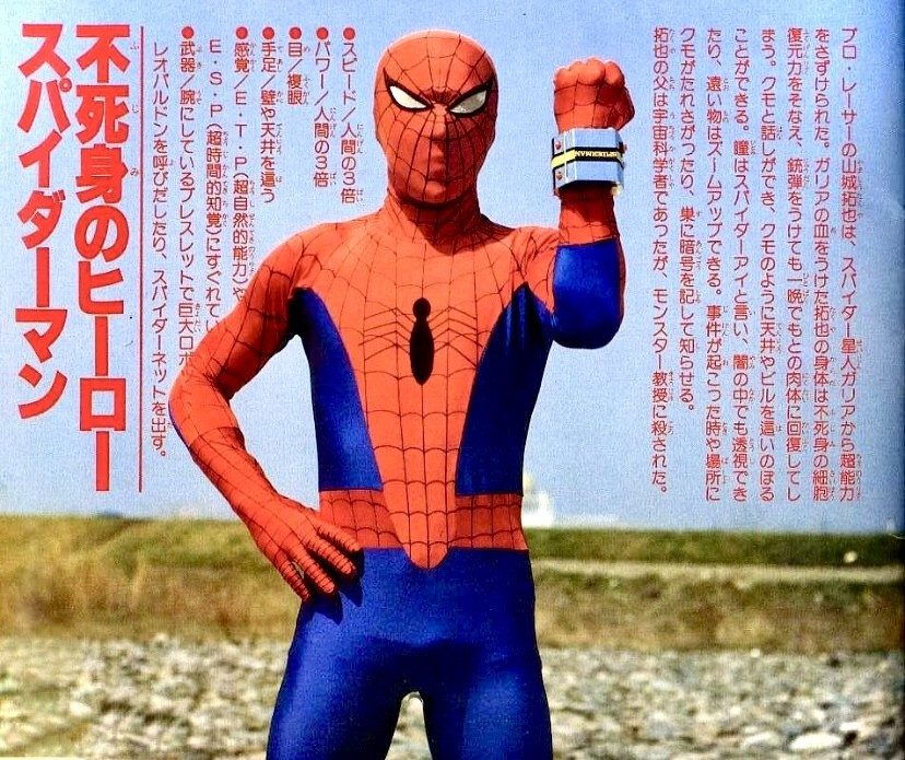 VERY RARE SUPER ALLOY SPIDER-MAN JAPANESE TV SERIES 70's BY
