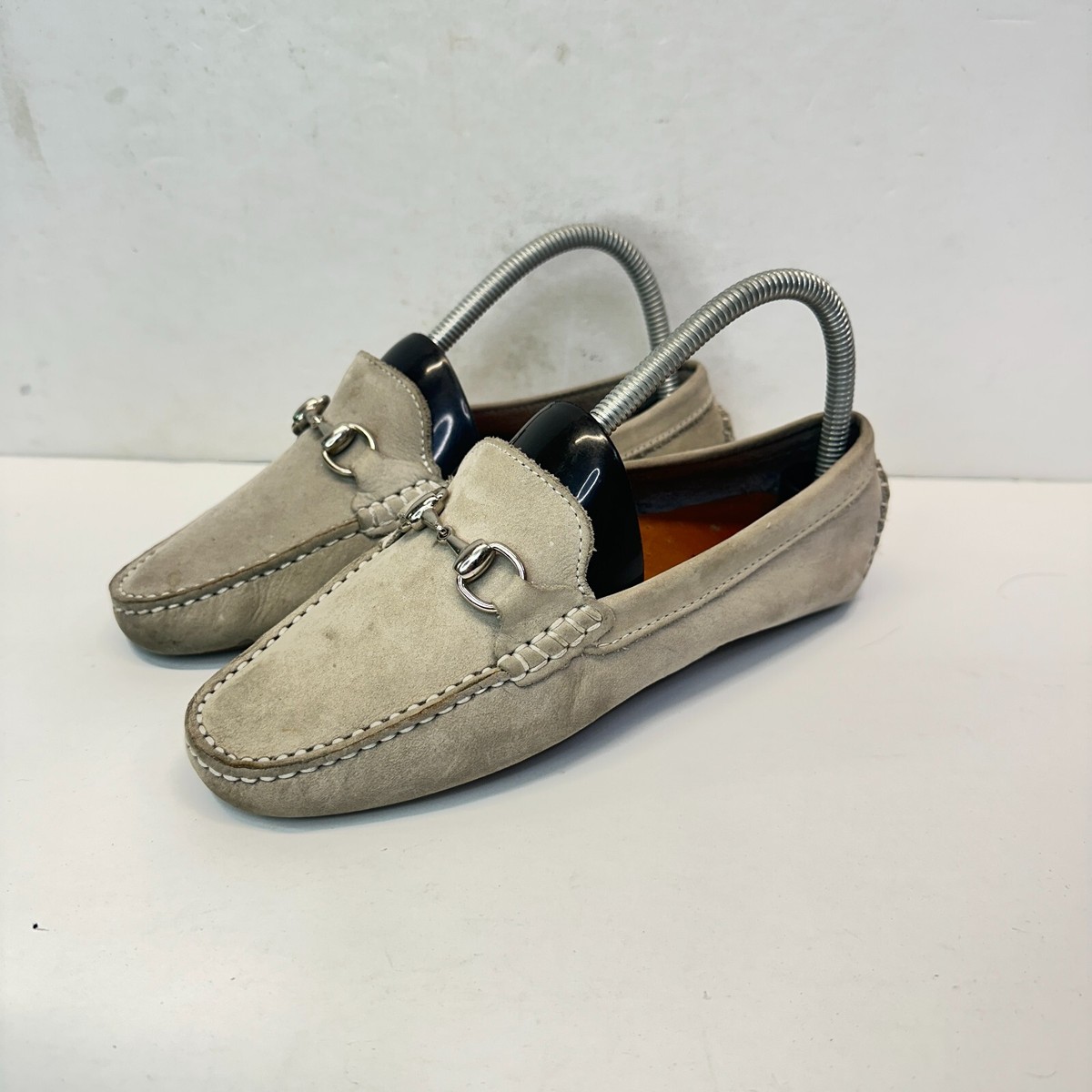 Mercanti Fiorentini Loafer driving shoes Slip On Suede Size 