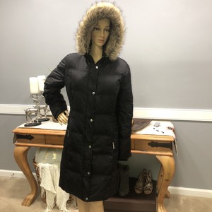 michael michael kors hooded long packable down puffer coat