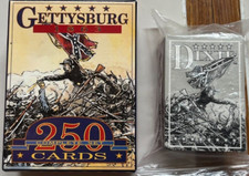 Dixie: Gettysburg 1863 Card Game -Columbia Games -Complete Set -open