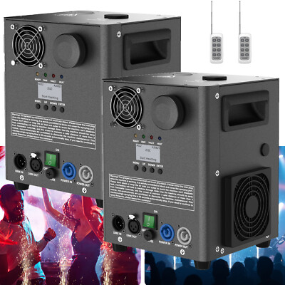 2PCS 1200W Cold Spark Firework Machine Remote Control Wedding Show Club DJ DMX