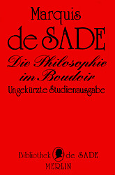 Thumbnail - Donatien A De Sade; Rolf Busch / Die Philosophie Boudoir