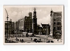 RPPC Netherlands Amsterdam Muntplein bridge square street scene trolley 1949