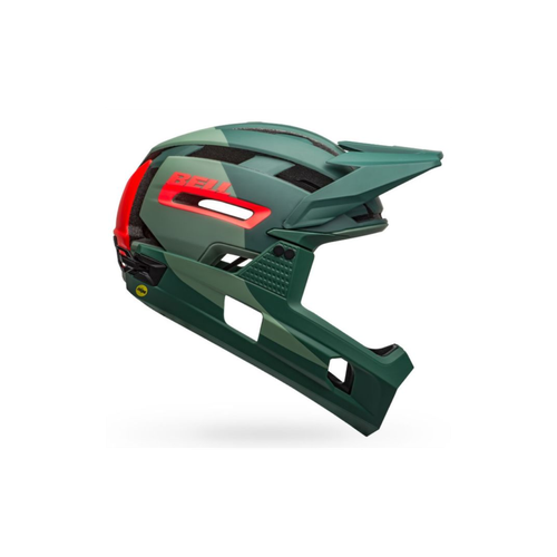 BELL CASCO MIPS SUPER AIR R FLEX MATTE-GLOSS GREEN INFRARED - Foto 3 di 6