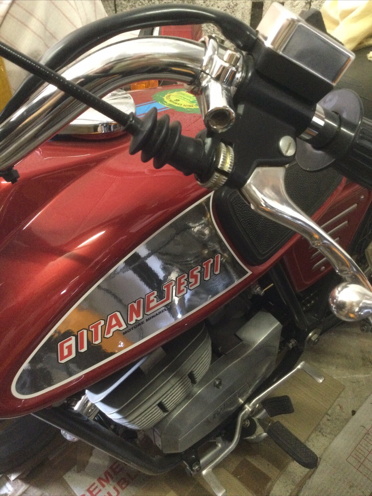 Autocollants Gitane Testi 125 Easy Rider kit restauration complet vinyle noir